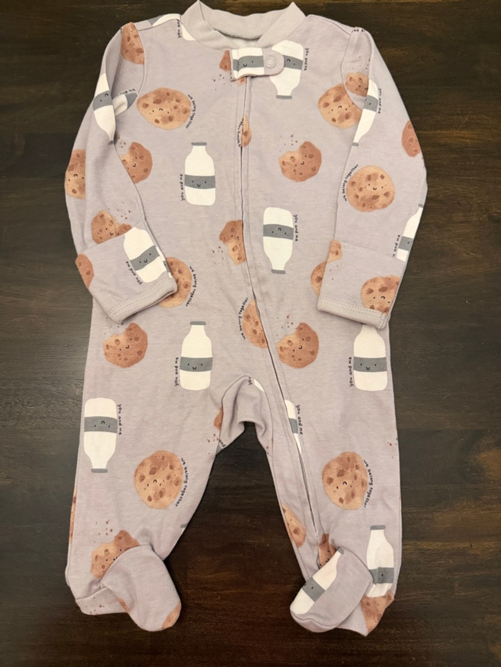 Carter's Cookies & Milk Onesie